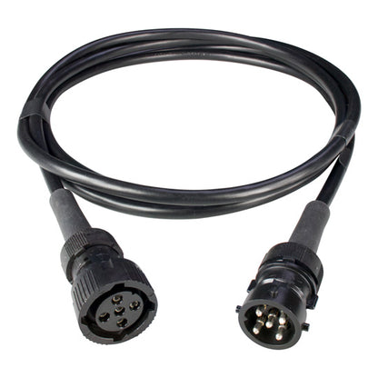 Extension cable, 5-pin bayonet, 2000 mm, socket/pin