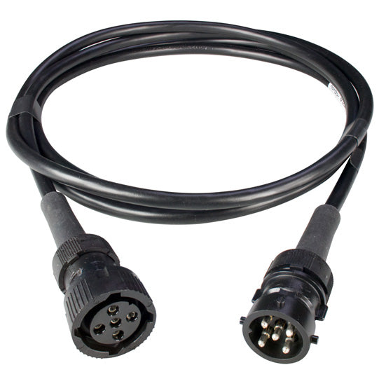 Extension cable, 5-pin bayonet, 2000 mm, socket/pin