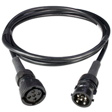 Extension cable, 5-pin bayonet, 2000 mm, socket/pin