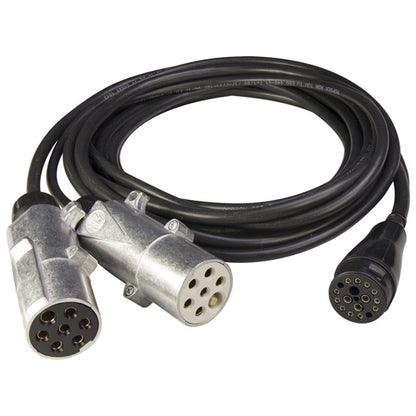 Supply cable, 2 x 7-pin plug ASS LP 20, 3000 mm
