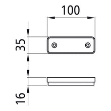 Flatpoint I LED, 24 V, SML, 90° grommet (w/o cable)