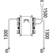 Distributor ASS, light supply cable, 1300 mm/1500 mm, OEM