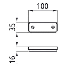Flatpoint I LED, 12 V, SML, grommet (w/o cable)