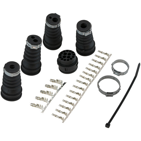 Repair kit, 17-pin ASS connector, LP 20 socket, black