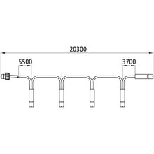SML chain, 2-pin ASS (socket), 5 x 3-pin ASS (pin), OEM