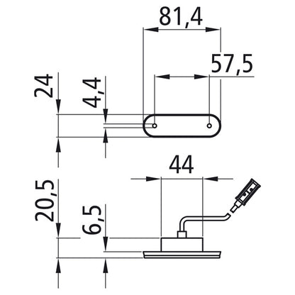 Posipoint II LED, 12/24 V, white, 3.50 m, P&amp;R, OEM