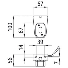 Flexipoint I, 12 V, white, 0.50 m, DC, 100 mm suspension part