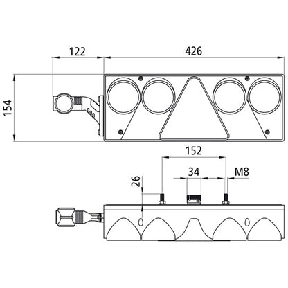 Europoint II LED, 24 V, left, 7-pin ASS, URA