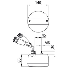 3-chamber light, 24 V, left, 7-pin ASS, 2-pin ASS, OEM