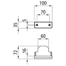 Flatpoint I LED, 24 V, white, without cable, recessed version