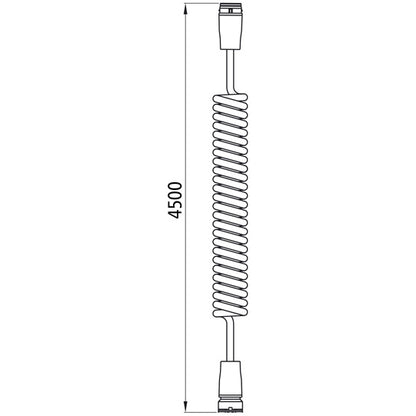 Electric coil, 17-pin ASS LP 20/LP 30, 4500 mm, OEM