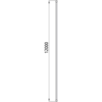 Flat cable DC, 2 x 0.75 qmm, 12000 mm