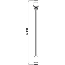 Supply cable, 7-pin plug, 17-pin ASS LP 30, 12 m