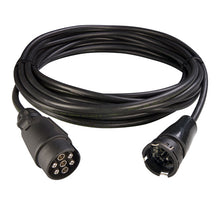 Supply cable, 7-pin plug, 17-pin ASS LP 30, 12 m