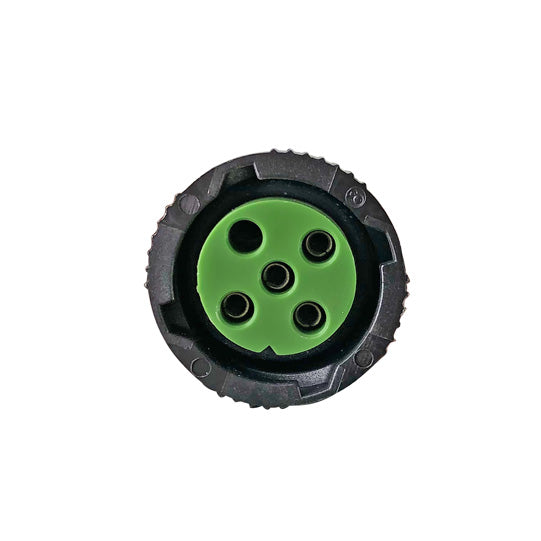 Supply cable, 12 V, 7-pin plug, 1.1 m, 2x 5-pin Baj/DC