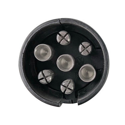 Supply cable, 12 V, 7-pin plug, 1.1 m, 2x 5-pin Baj/DC
