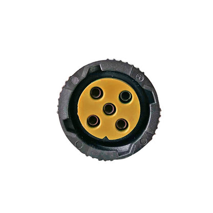 Supply cable, 12 V, 7-pin plug, 1.1 m, 2x 5-pin Baj/DC