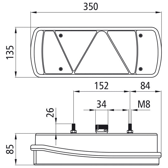 Ecopoint II, 24 V, left, 7-pin ASS, with delta, with SML