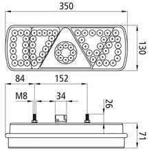 EcoLED, 24 V, right, 7-pin ASS, with triangle, with LCG