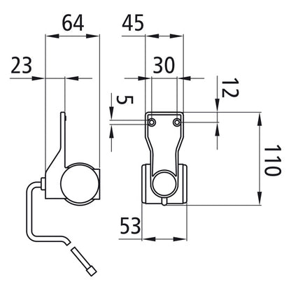 Superpoint III LED, 12 V, re, rt/ws/ge, 1.00m