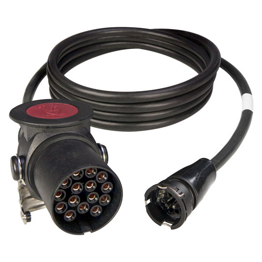 Supply cable, 15-pin plug, 17-pin ASS LP 30, 8000 mm