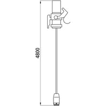 Supply cable, 15-pin plug, LP20, 4.8 m, OEM