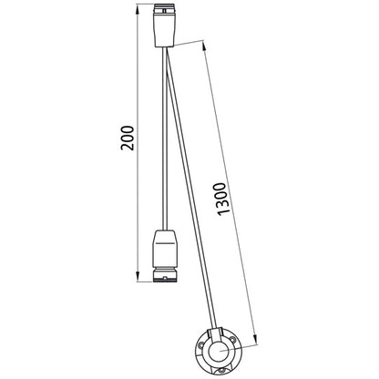 Supply cable, 7-pin socket, 17-pin ASS LP 20 + LP 30
