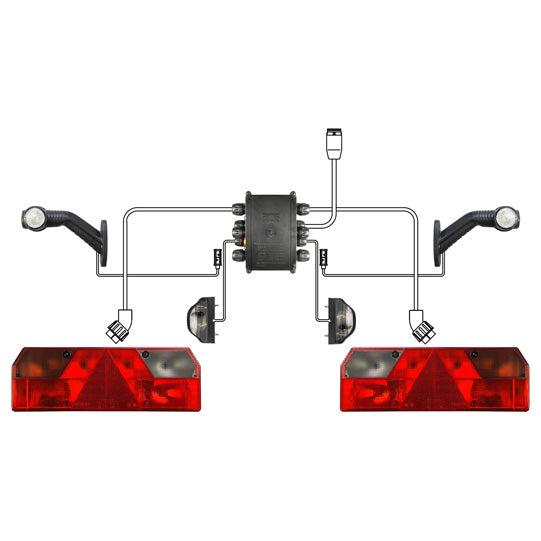 Europoint I lighting system, 24 V, 17-pin ASS LP 20
