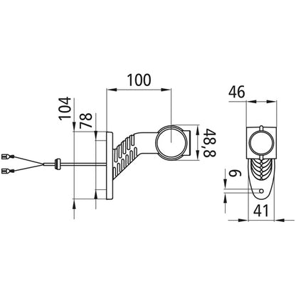 Superpoint III, 24 V, bulb, right, for Europoint II