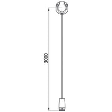 Supply cable, 13-pin socket, 17-pin ASS LP 20, 3000 mm