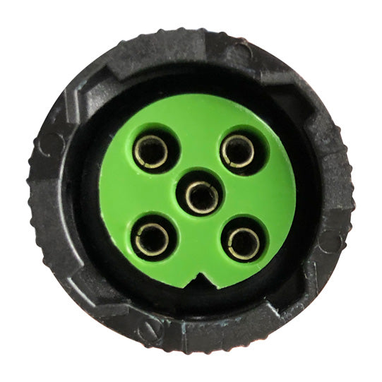Connection cable, 5-pin bayonet, right, 3.00 m, open end