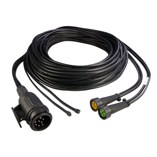 Supply cable, 13-pin plug, 2x 5-pin bay. 5000 mm, 2 x DC