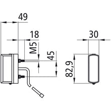 Regpoint Small, 12 V, KZL, 0.80 m, DC