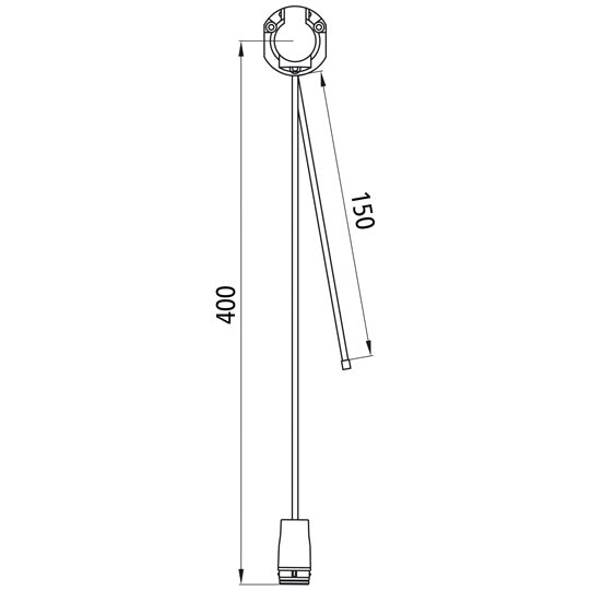 Supply cable, 13-pin socket, 17-pin ASS LP 20 + DC