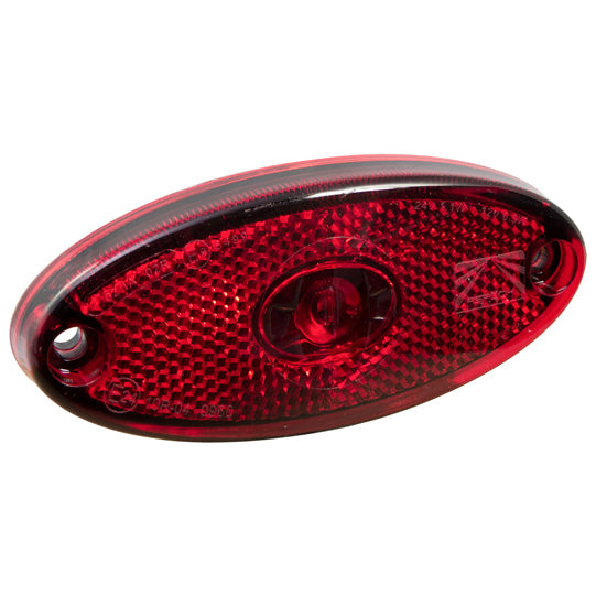 Flatpoint II LED, 24 V, red, 0.50 m, w/ reflector
