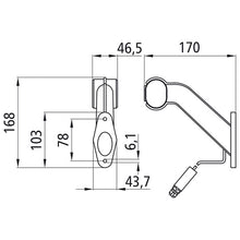 Superpoint II, 24 V, left, 1.25 m, 3-pin ASS, OEM
