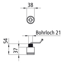 Monopoint II LED, 12/24 V, posilight white, high, 3.70, op.end