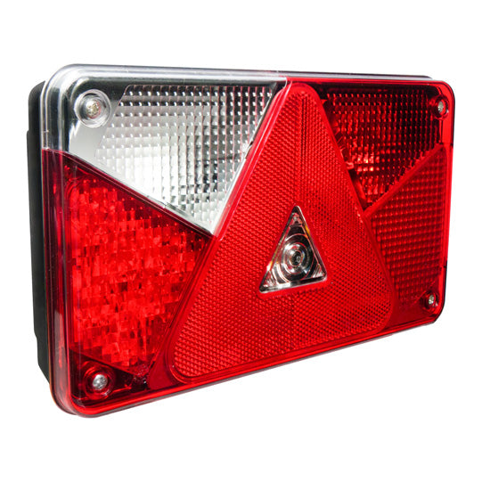 Multipoint V LED, 12 V, left, 8-pin bayonet, w. NSL, w. RFS