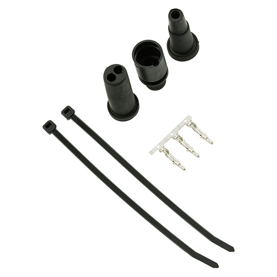Connector set 3-pin ASS, pin, black