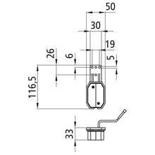 Flexipoint I, 12 V, right, red/white, 0.50 m, DC, pendant