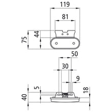 Unipoint LED, 24 V, SML, w.cable, w.repair set, 90° angle (C)