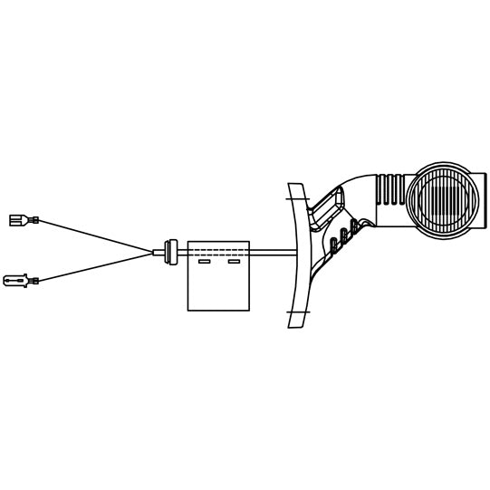 Superpoint III LED, 24 V, right, rt/ws/ge, for Ecopoint II