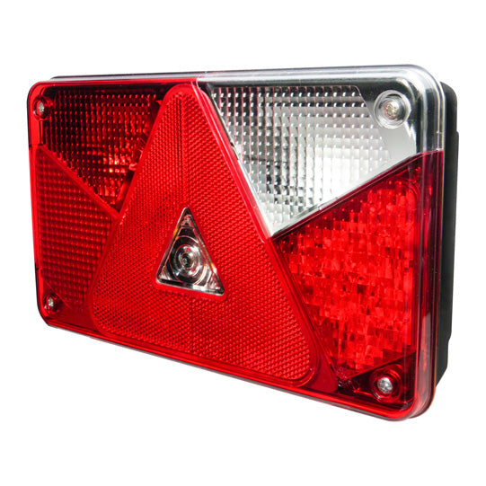 Multipoint V LED, 12 V, right, 8-pin bayonet, w. NSL, w. RFS