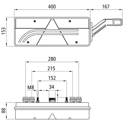 Europoint III, 24 V, right, 7-pin ASS + 4x 2-pin ASS, URA