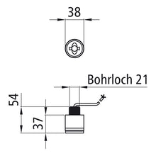Monopoint II LED, 12/24 V, posti light white, 3.50