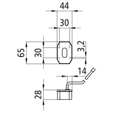 Flexipoint I LED, 9-33 V, position light white, 0.50 m, DC
