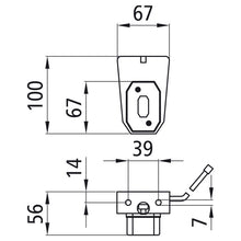 Flexipoint I LED, 9-33V, posilight white, 0.50m, DC, w. holder