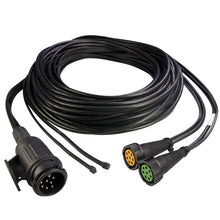 Supply cable, 13-pin plug, 2x8-pin bay. 14000 mm, 2x DC