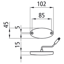 Flatpoint II LED, 24 V, white, 1.50 m, 3-pin ASS, OEM
