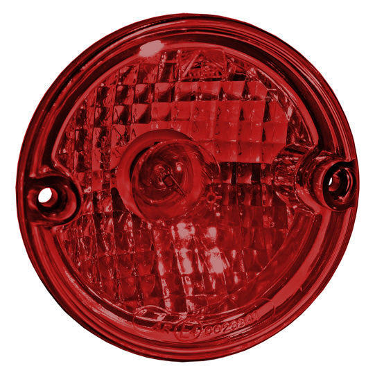 Roundpoint, 12 V, red, tail light and brake light, 3-pin JT